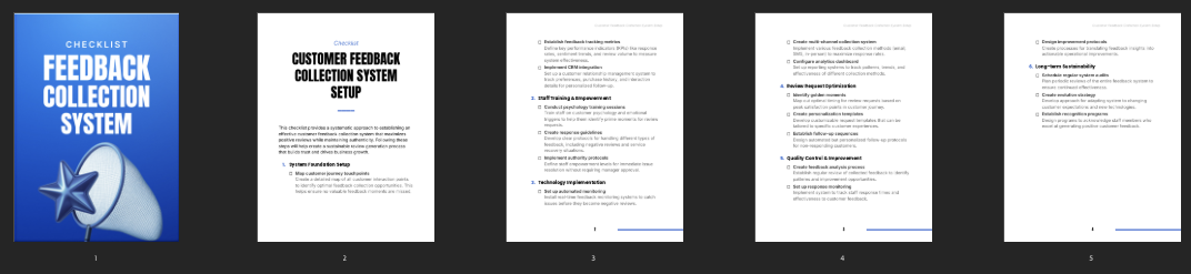 Entrepedia 1747221051058-Customer-Feedback-Collection-System-Setup---Checklist