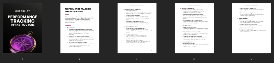 Entrepedia 1750781252407-Performance-Tracking-Infrastructure---Checklist