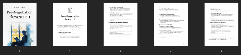 Entrepedia 1750256148388-Pre-Negotiation-Research---Checklist