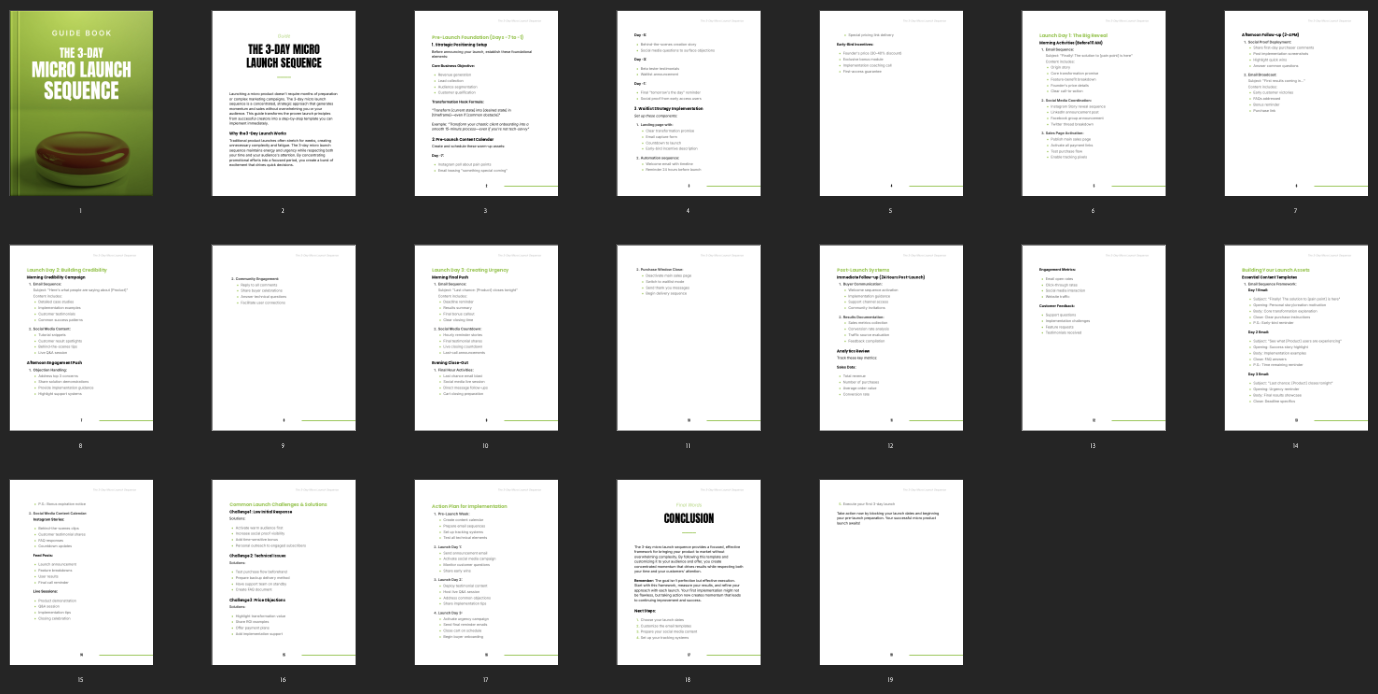 Entrepedia 1748943675264-The-3-Day-Micro-Launch-Sequence---Guide